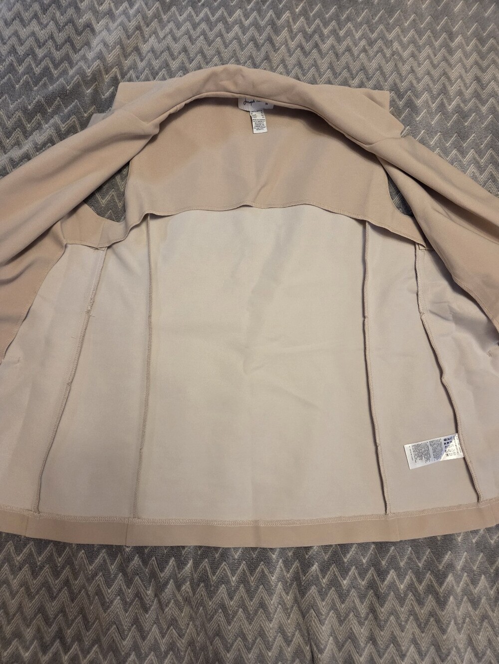 Joseph Ribkoff Tan Vest - Picture 5 of 6